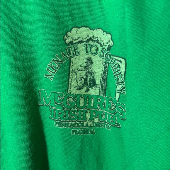 Green T-Shirt McGuires Irish Pub - Picture 2 of 4